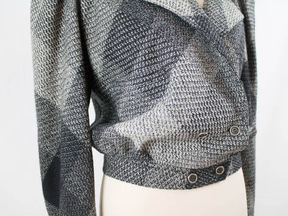 ungaro vintage blazer, 1980s jacket, wool tom, wi… - image 7