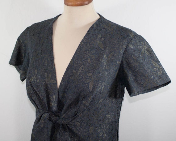 1950s 1960s brocade dress / cocktail dress size S… - image 2