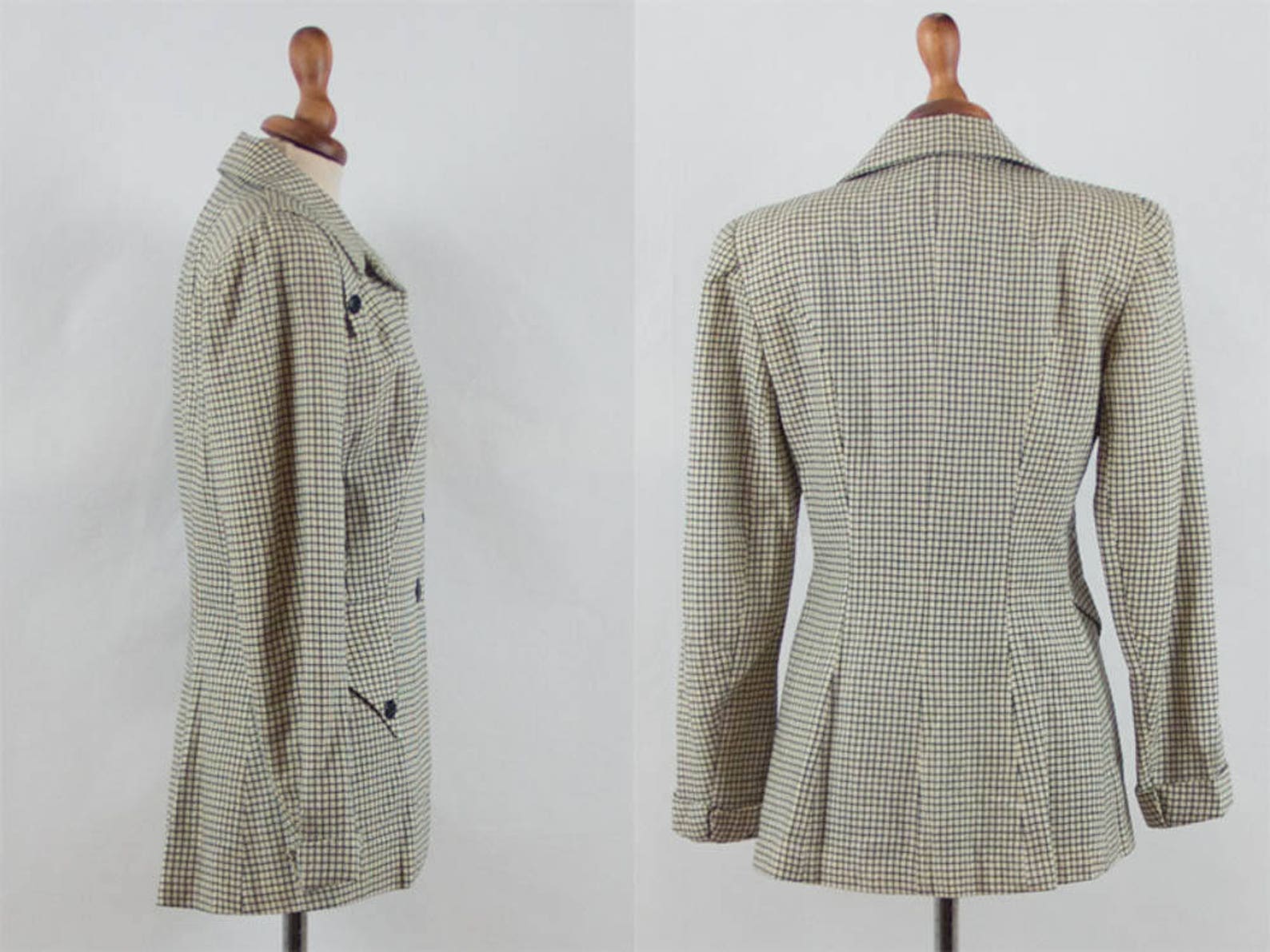40s Jacket 1940s Vintage Blazer, Forties Original, Vintage 40s Jacket, Wool Jacket ...