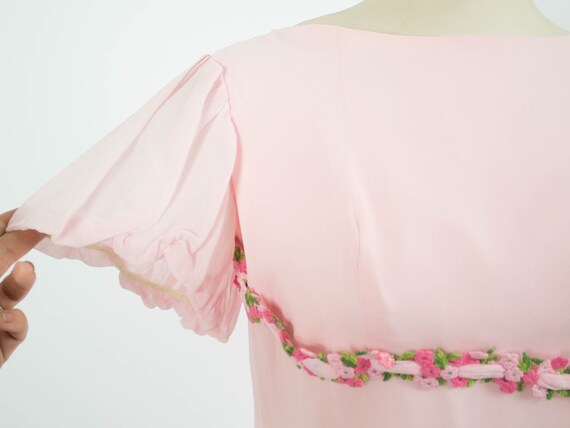 Vintage Dress Pink, Romantic Dress, 1960s Dress, … - image 9