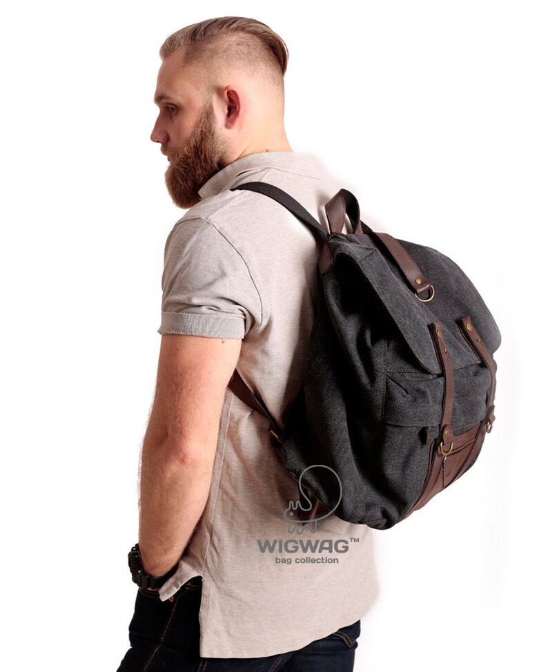 etsy canvas backpack