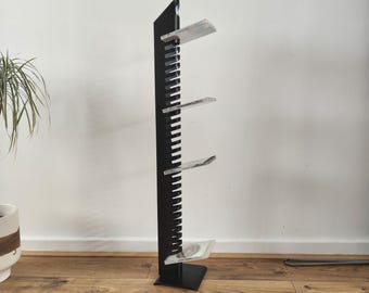 Wavy Wire Post Modern CD Tower 1990s Y2k Vintage, Very Tall Holds