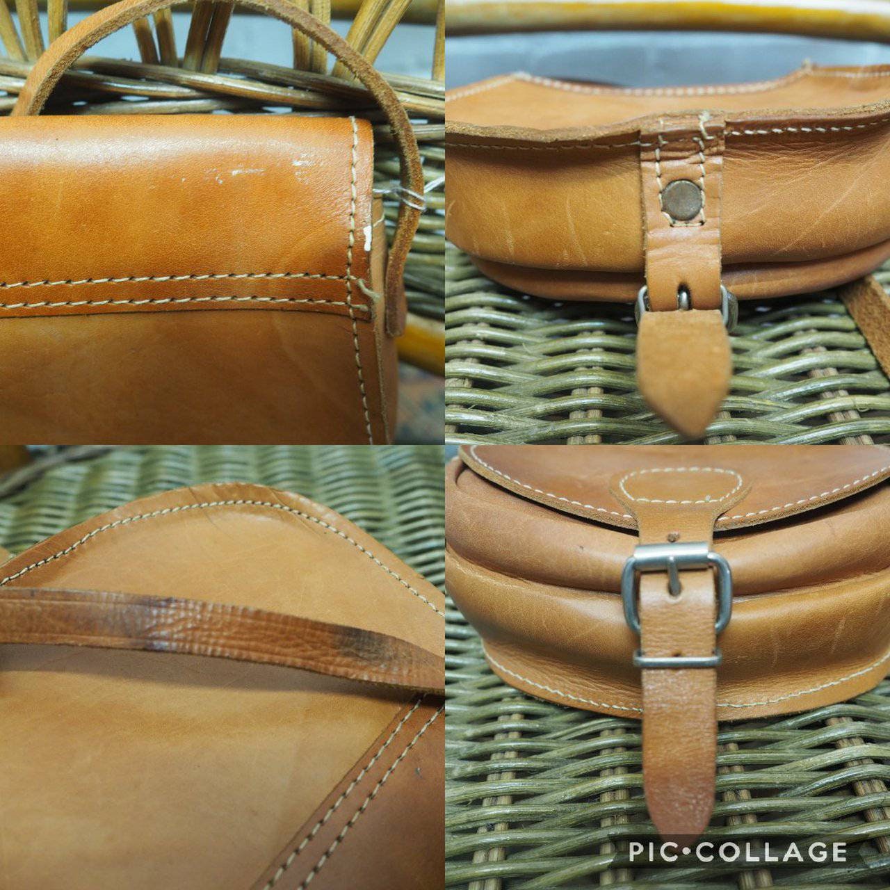 Vintage 1970s brown leather bag satchel | Etsy