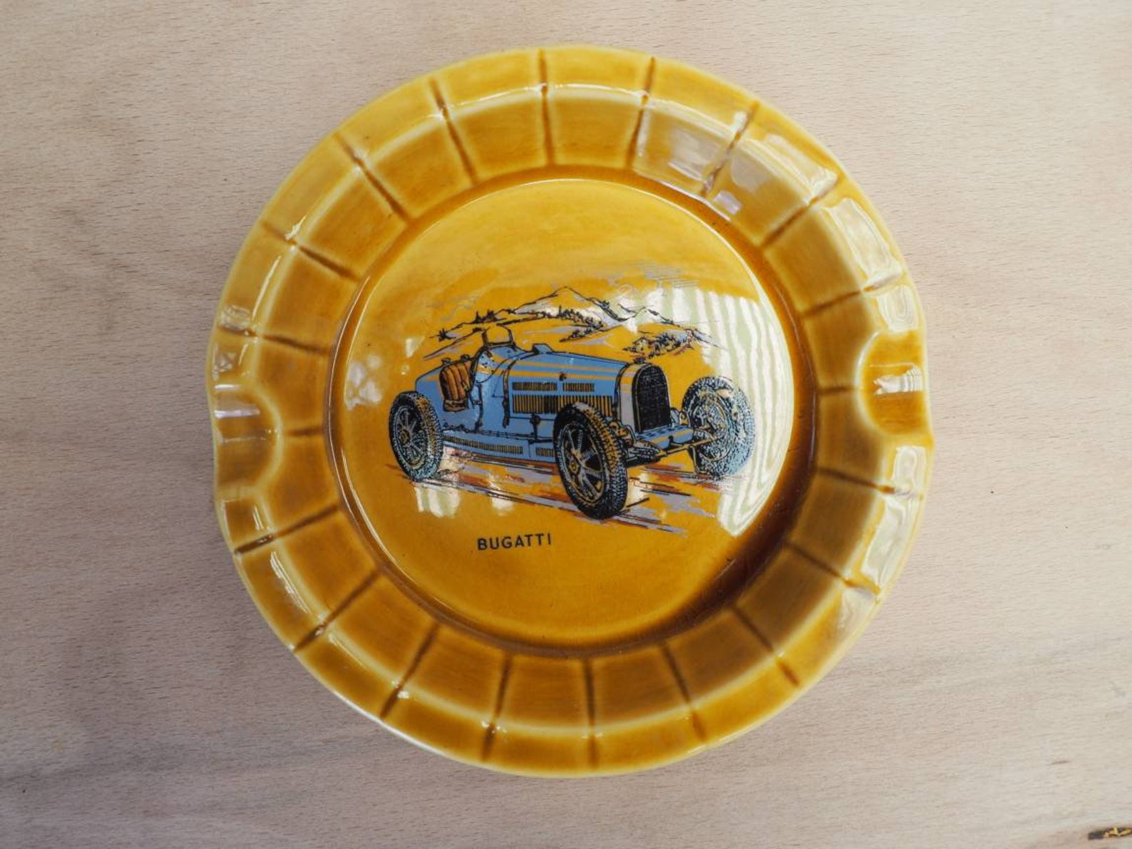 Wade Ceramic Ashtray 1927 Bugatti Car Design Veteran and Etsy Australia
