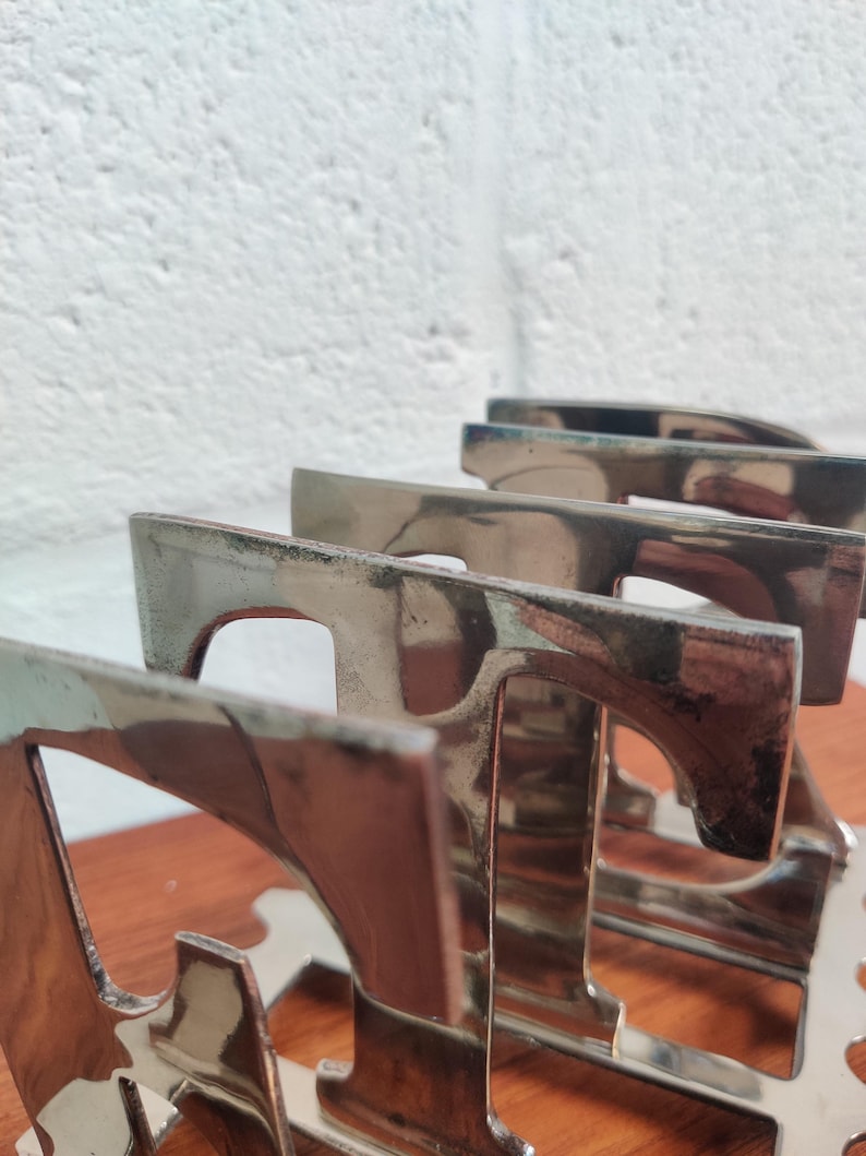 Silver Letter Rack Vintage Modernist Silver Plated Letter Rack - Etsy