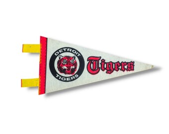 Detroit Tigers Mini Baseball Wimpel 1970er Jahre