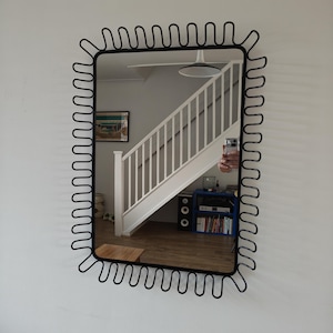 廃盤　ikea イケア　MANDAL 金属フレーム　ミラー　鏡　ポストモダン IKEA Mandal Mirror Designed by Francis Cayouette 2008, RARE. - Etsy