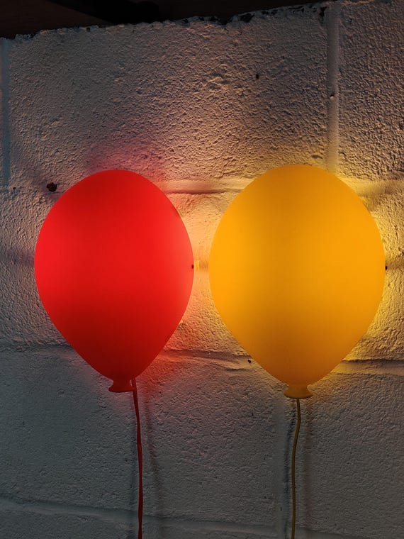 Applique Murale IKEA Dromminge Ballon Rouge - Vintage, Prise Secteur