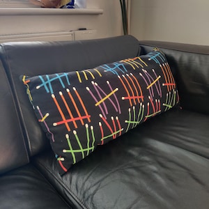 IKEA and Olle Eksell Önskedröm Vintage Matchstick Cushion 1990s