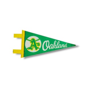 Oakland Athletics Mini Baseball Pennant 1970s