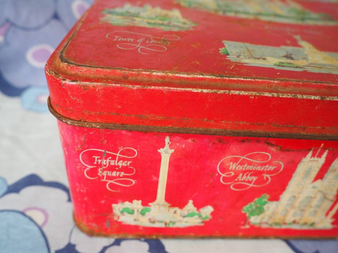 Frears London Town Assorted Biscuits Tin vintage biscuit tin | Etsy