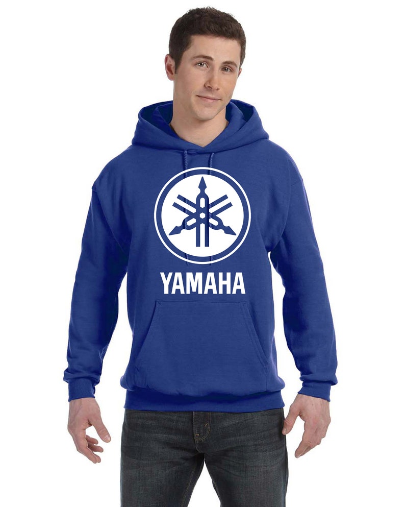 blue yamaha hoodie