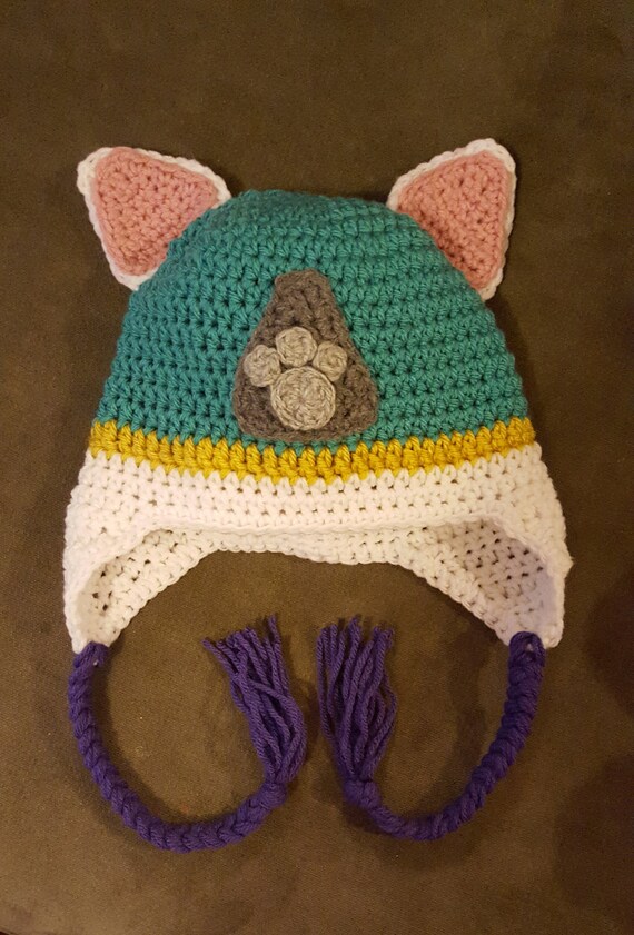 Paw Patrol Crochet Hat Everest Paw 