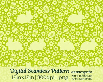 Limonkowy kwiatowy wzór wielkanocny bez szwu, powierzchnia do sublimacji, pobieranie cyfrowe