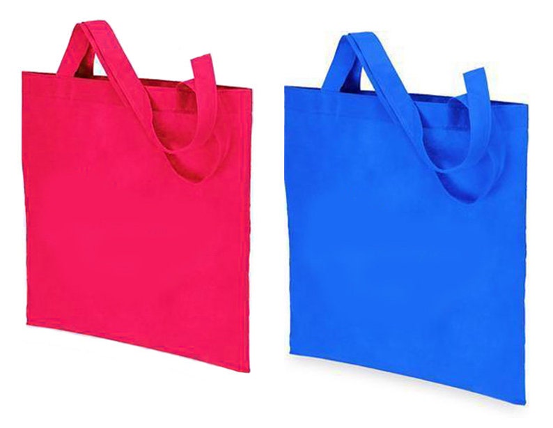 Elegant Shopping Blank Plain Non Woven Tote Bag Craft /& Promotion Ideal For Personalized Gifts