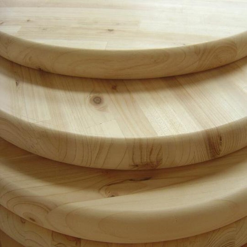 Blank Round Wood / Wooden Board DIY Table Tops Art Work Etsy