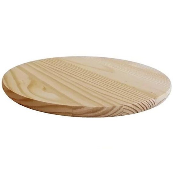 Blank Round Wood Wooden Board Diy, Round Wood Table Tops Home Depot