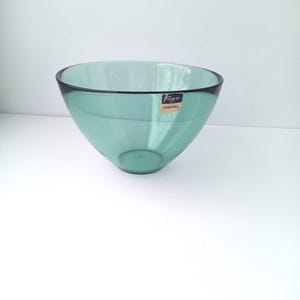 Vintage bowl/ Sven Palmqvist for Orrefors/ Fuga bowl/ Art Glass for Orrefors/ 1950s Sweden/ Scandinavian modern Collectible