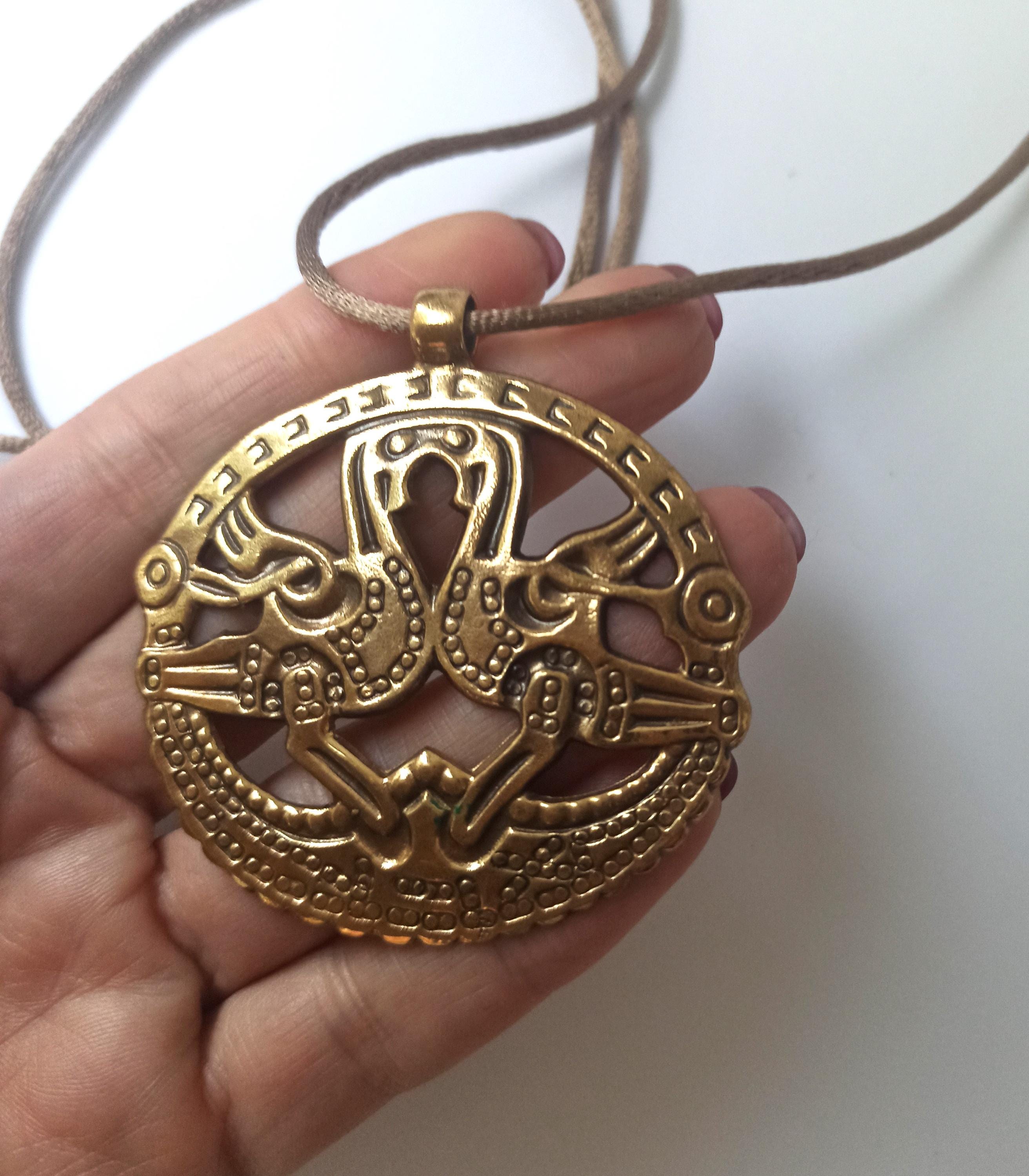 ドラ5 ヴィンテージ カレワラ コル バード シルバー 925 ペンダント