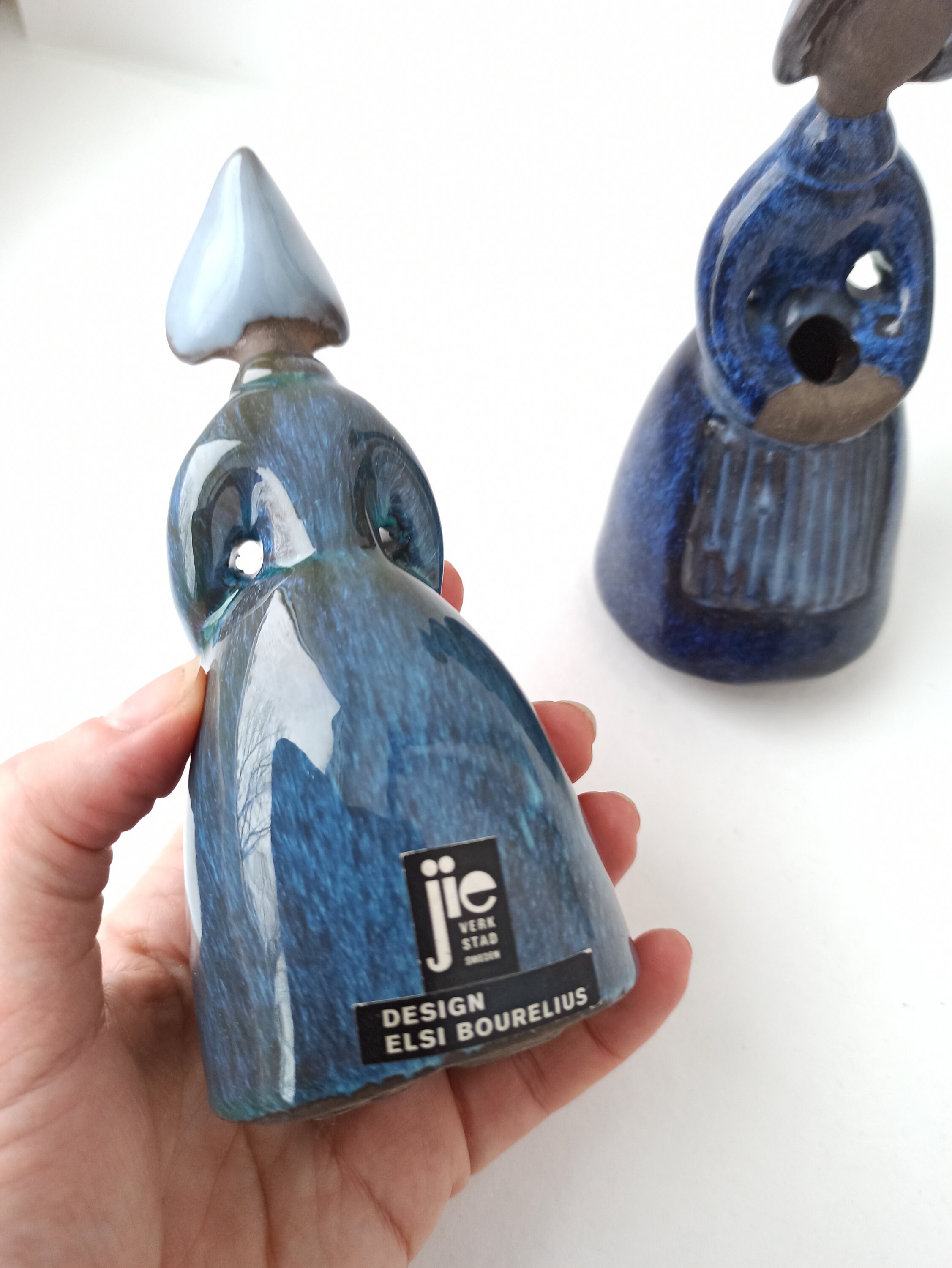 Jie Gantofta Sweden Flower Girl Figures Ceramic Ceramics Elsi