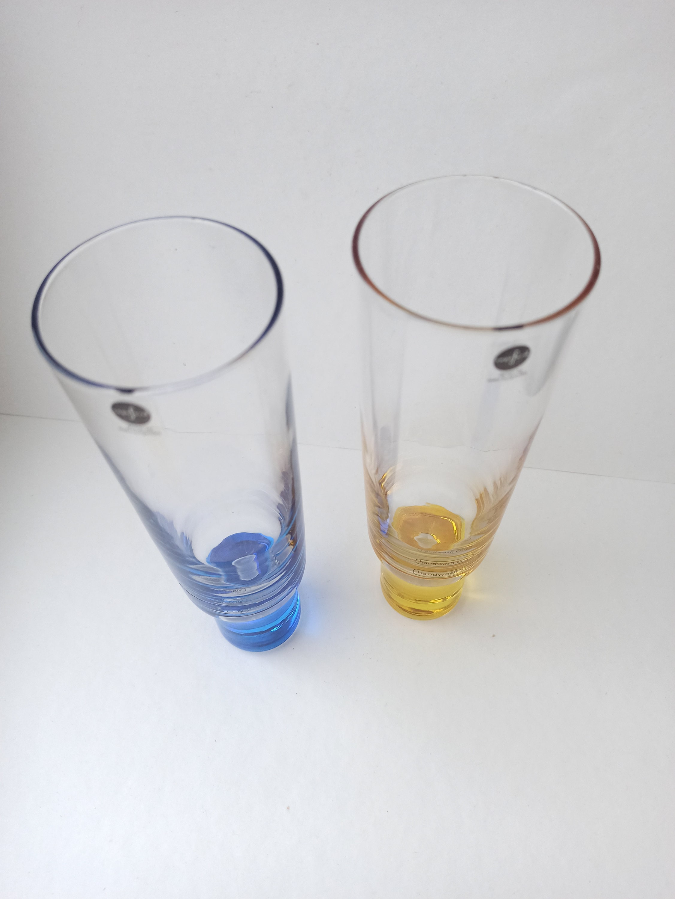 SagaForm 花瓶 2 個セット アートグラス ハンドメイド デザイン Matz