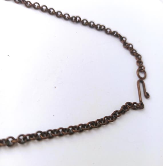 Collier Vintage En Ambre Naturelle - Pierre Fossile - Occasion