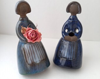 エルシ・ブレリウス　フラワーガール　Jie Gantofta Jie Gantofta Sweden Flower Girl Figures Ceramic Ceramics Elsi