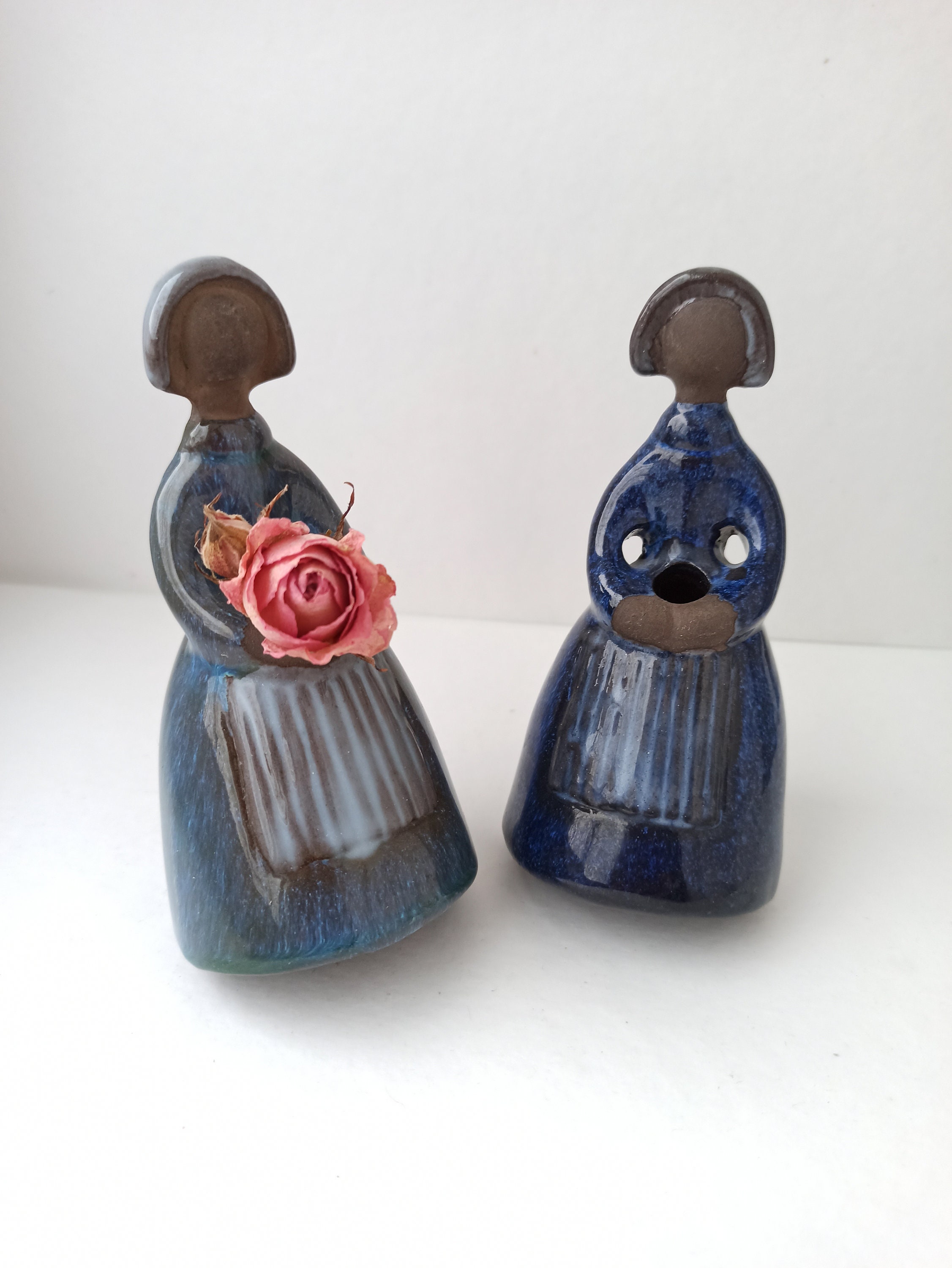 Jie Gantofta Sweden Flower Girl Figures Ceramic Ceramics Elsi