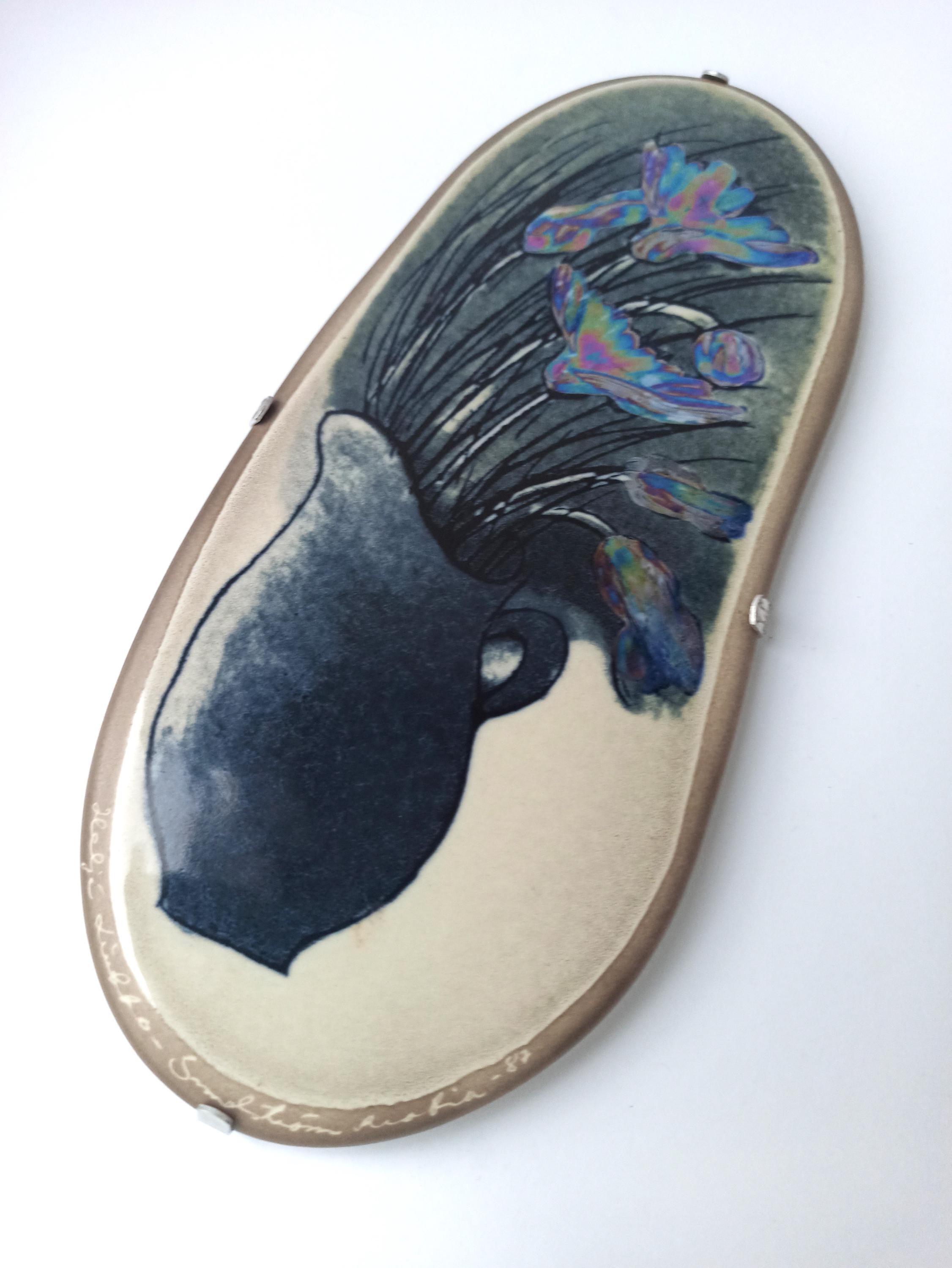 Vintage 1987 Heljä Liukko-sundström for Arabia, Glazed Faience