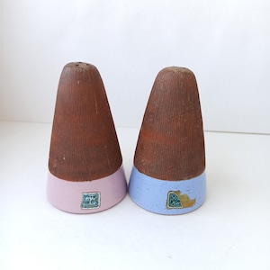 Zestaw do soli i pieprzu Vintage Ceramic Irma Yourstones Keramik Retro skandynawski design Lata 60-te