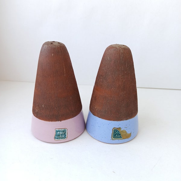 Vintage Salt and Pepper Set Ceramic Irma Yourstones Ceramics Retro Scandinavian Design 60s Design