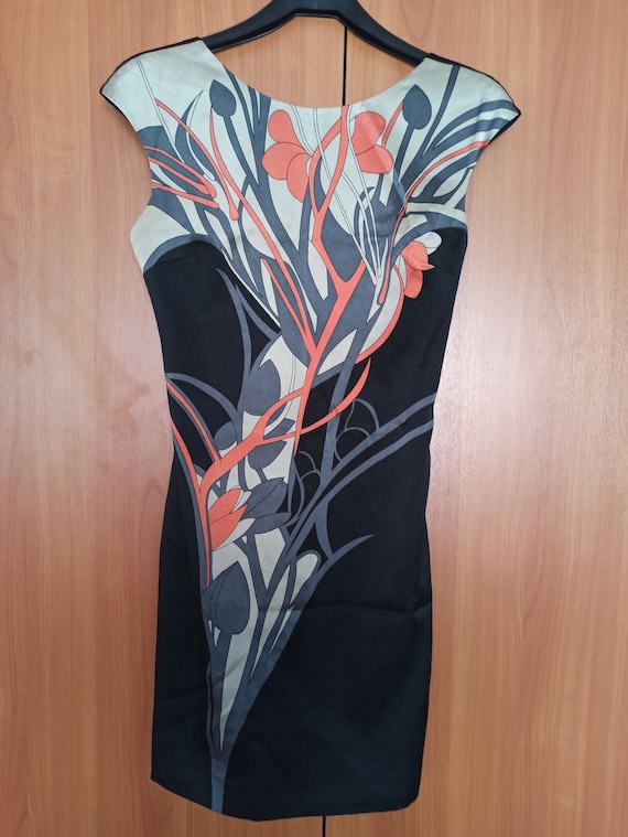 Robe de soiree midi vintage Karen Millen soie 95 Taille 36 8 Etsy France