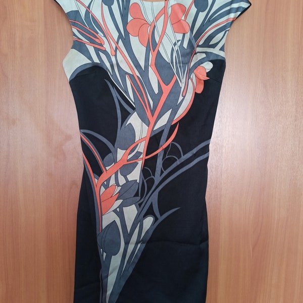 Vintage midi evening dress Karen Millen silk 95% Size 36 (8)