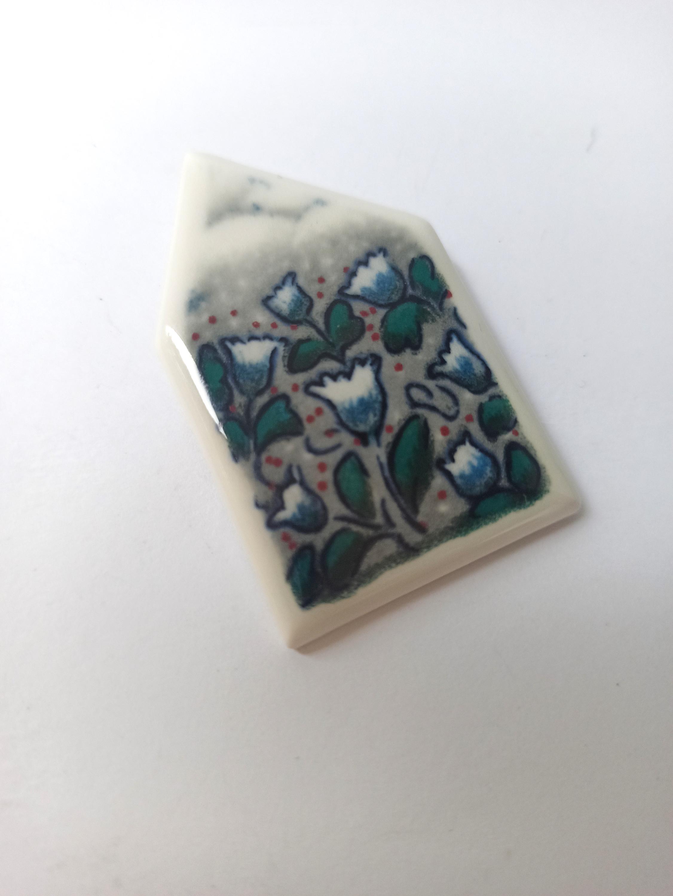 Arabian Heljä by Marjo Tiiroka Arabia Vintage Brooch Design Heljä Liukko-sundström Finland - Etsy