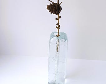 ヴィーゼンタールヒュッテ ブロック花瓶 Ø 12 cm / ブロックガラス花瓶