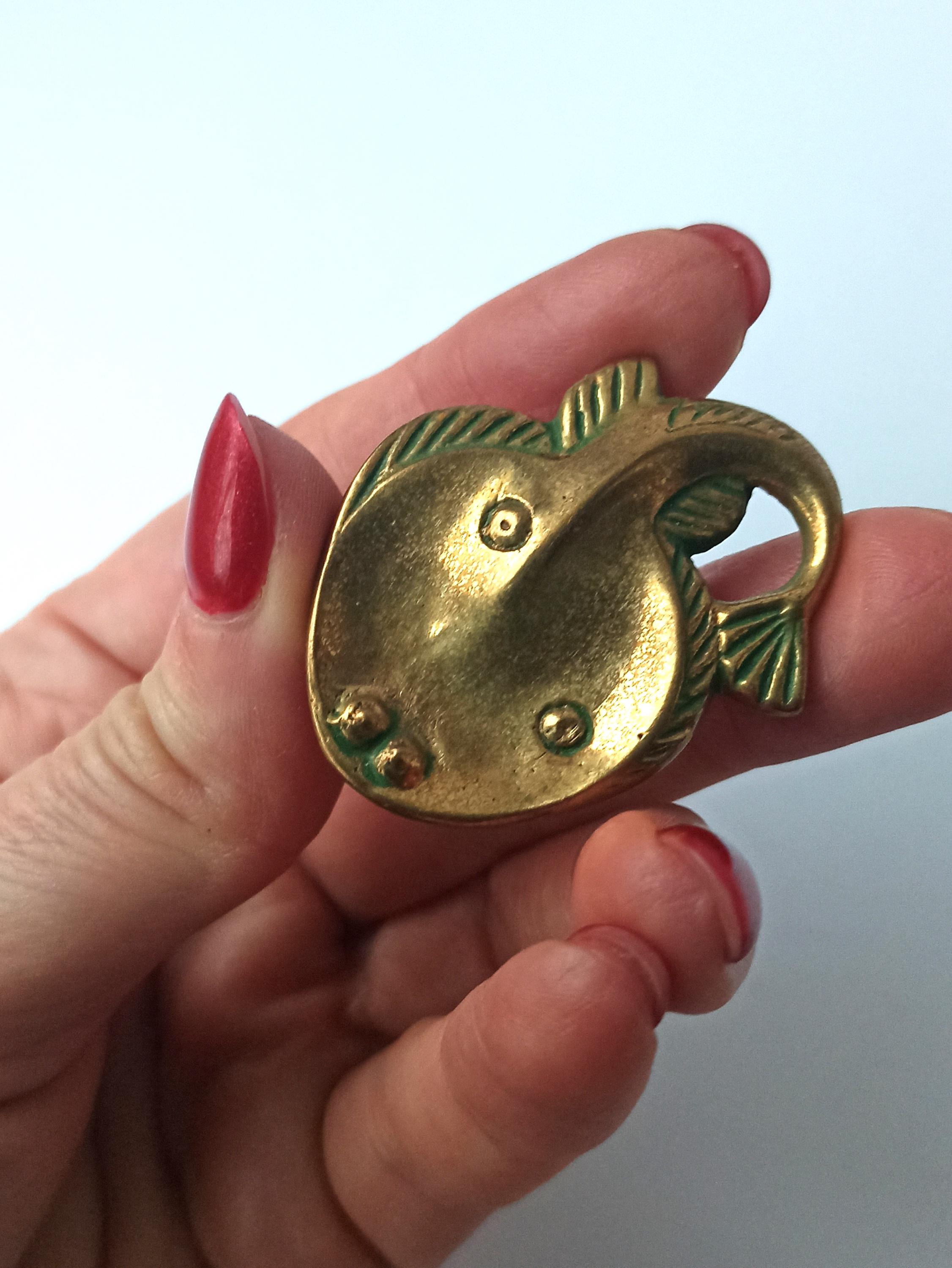 Broche Vintage Finlandaise KALEVALA KORU - Laiton, Motif Celtique, 27x25 Mm - Bijou Ethnique