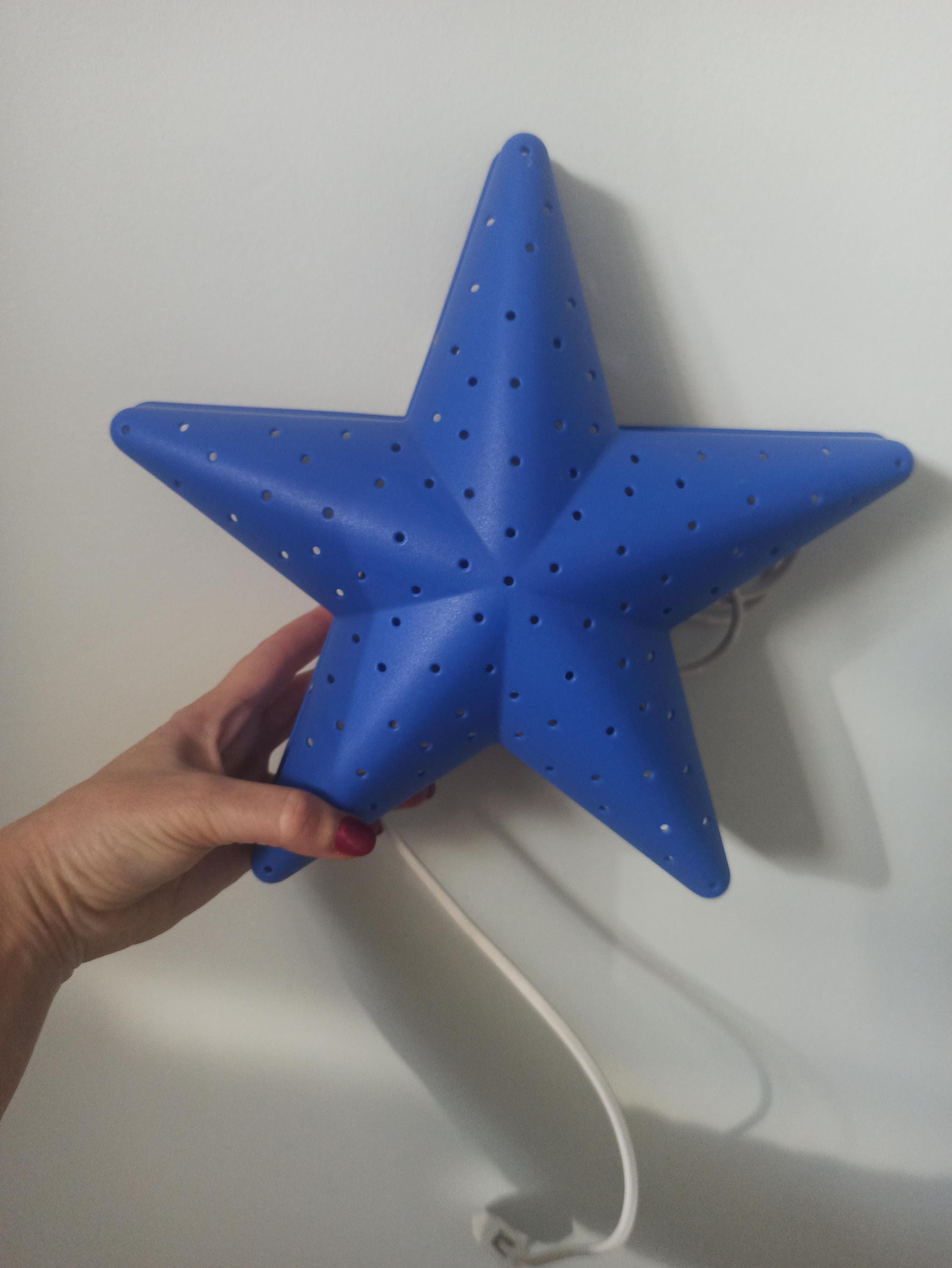 IKEA Cloud/blu Star Lamp for Children's Rooms Design Sweden