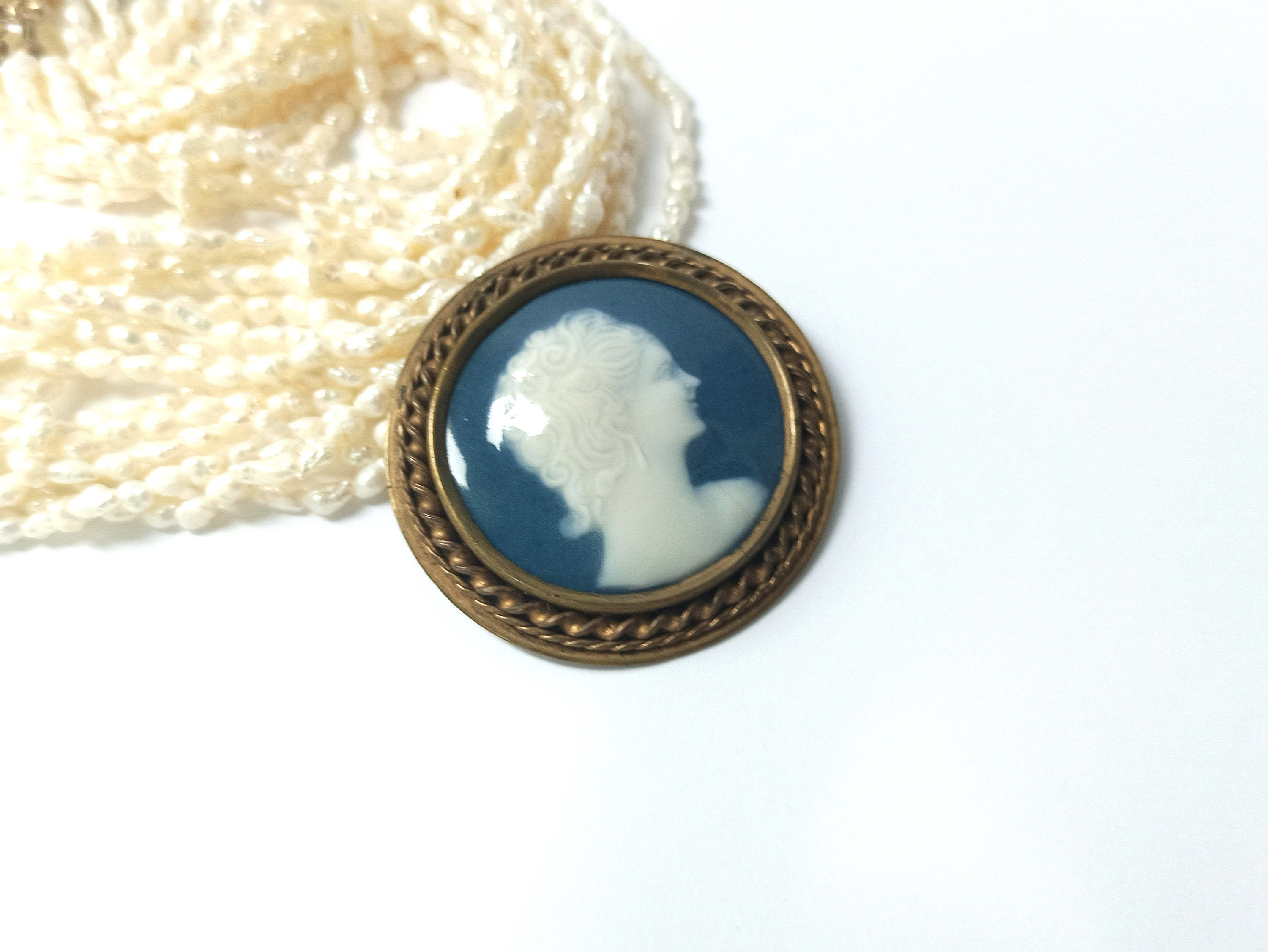 Limoges Brooch - Etsy