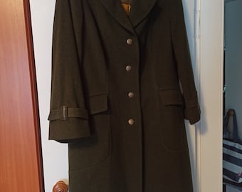 Vintage Womens MARCONA Austria Retro coat 80s Wool Overcoat SIZE Large