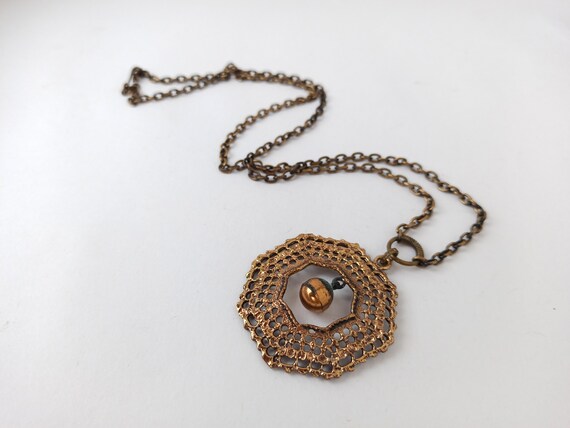 Pendentif Vintage En Bronze - Oiseaux - Style Scandinave (Finlande/Norvège) - Sarpaneva ?
