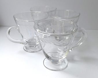 Juego de 4 tazas Sagaform PUNCH GLASS Cecilia Hall Sweden/tee/cofee Cup de Cecilia Hall 2005