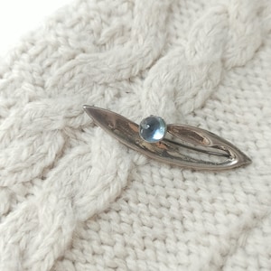 Vintage Silver Brooch Finland Finnish mid-century brooch H813