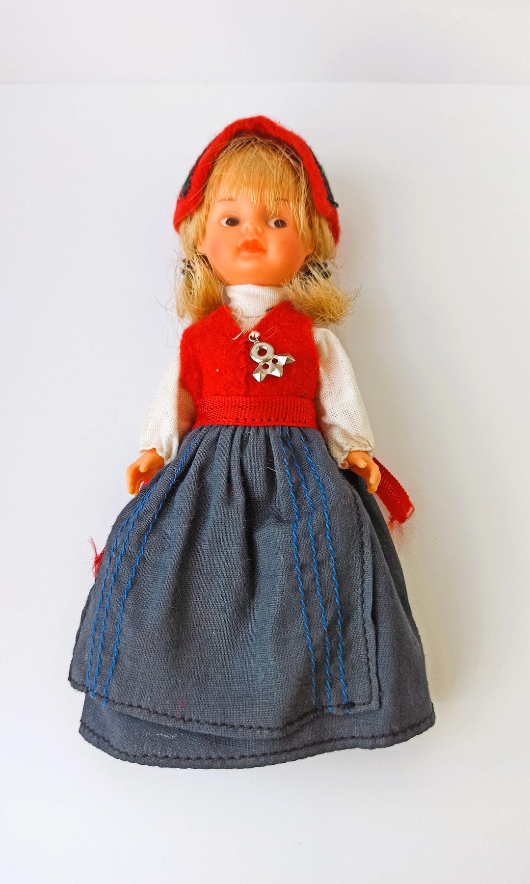 Vintage Lenci Torino Miniature DOLL ITALY in Original Box