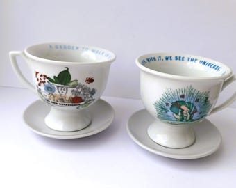 Hendricks Gin Cup and Saucer - Two Different Available - Etsy