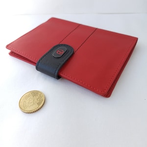 Cartera vintage de los años 80 Nazareno Gabrielli/ cartera de cuero Italia/Portafoglio Nazareno Gabrielli/Diseño de moda Cartera/billetera original