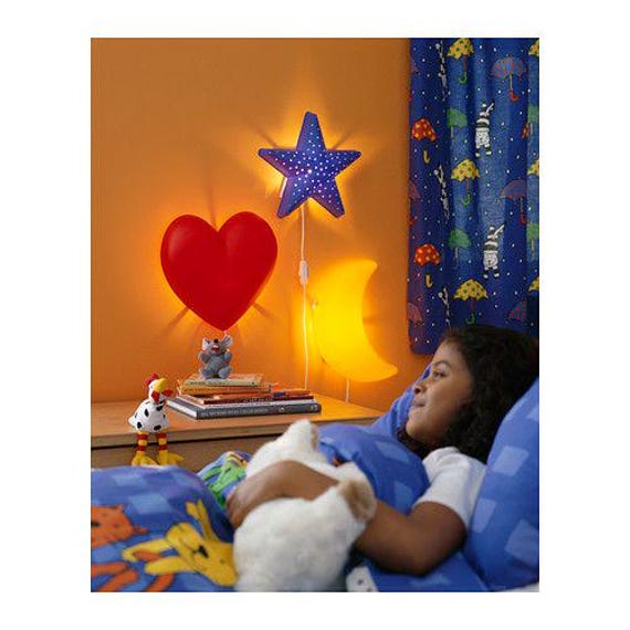 IKEA Wolke/Blau Stern Lampe für Kinderzimmer Design Schweden