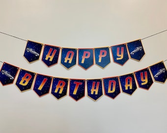 Back to the Future Birthday Banner (Digital - Instant Download)