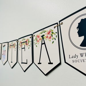 Spill the Tea - British Tea Party Banner (Digital - Instant Download)