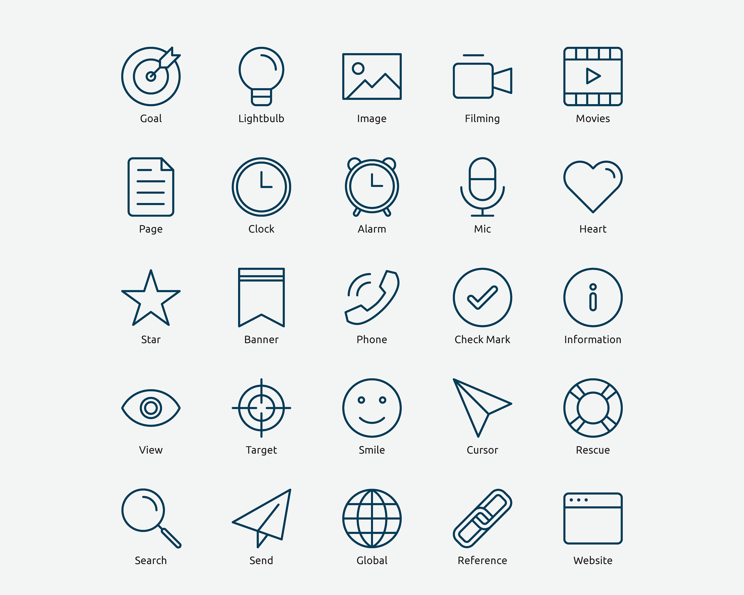 Resume Icons in Vector and PNG Etsy