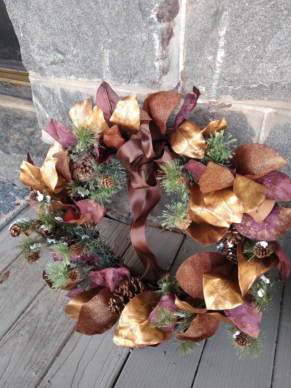 gilded-magnolia-wreath-holiday-magnolia-wreath-traditional-christmas